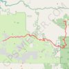 Sequoia National Park - Converse Basin Grove trail, distance, elevation, map, profile, GPS track