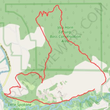 Knothead Valley Loop, clockwise trail, distance, elevation, map, profile, GPS track