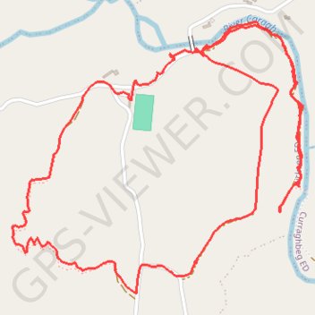 Lickeen walk trail, distance, elevation, map, profile, GPS track