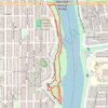 Hiking the Winchell Trail from 36th St to Lake St and back trail, distance, elevation, map, profile, GPS track