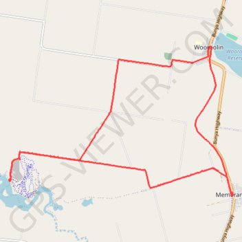 Memerambi to Gordonbrook Dam reserve trail, distance, elevation, map, profile, GPS track