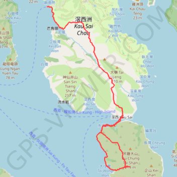 大往灣坑 泥鯭埔坑 trail, distance, elevation, map, profile, GPS track