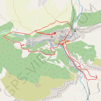 Niševačka klisura trail, distance, elevation, map, profile, GPS track