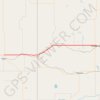 Oyen - Kindersley trail, distance, elevation, map, profile, GPS track