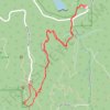 Lawsonite Trail up and down trail, distance, elevation, map, profile, GPS track