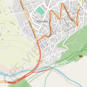 7 Μαρ 2024 11:55:49 π.μ. trail, distance, elevation, map, profile, GPS track