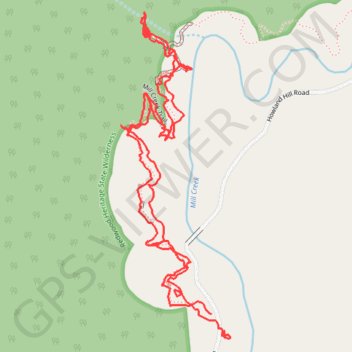 Grove of Titans trail, distance, elevation, map, profile, GPS track