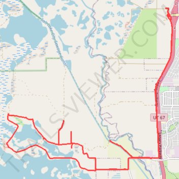 Lakeshore exploration trail, distance, elevation, map, profile, GPS track