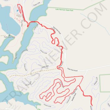 Trail Run trail, distance, elevation, map, profile, GPS track