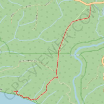 Sea Lion Caves trail, distance, elevation, map, profile, GPS track