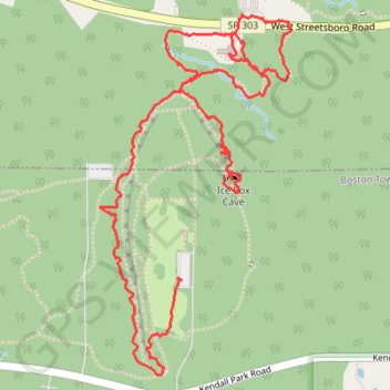 Ledges Trail hike trail, distance, elevation, map, profile, GPS track