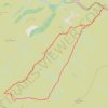 Munro Hillwalk Glencoe Fhada trail, distance, elevation, map, profile, GPS track