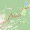 Picco di Mezzodi trail, distance, elevation, map, profile, GPS track