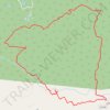 Elkhorn Creek area trails in Roosevelt National Forest trail, distance, elevation, map, profile, GPS track