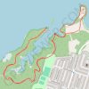 Princess Point and Sassafras Point trail, distance, elevation, map, profile, GPS track