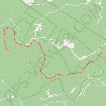 Railroad Grade Trail - Holly River State Park trail, distance, elevation, map, profile, GPS track