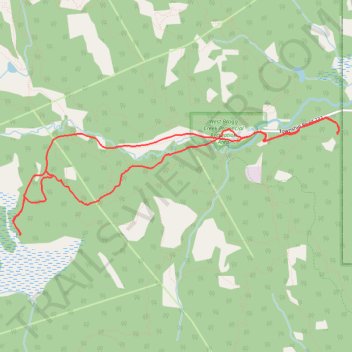 Hike on some West Bragg Creek trails trail, distance, elevation, map, profile, GPS track