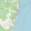 Tura Beach - Bournda National Park - Mimosa Rocks National Park - Dalmeny trail, distance, elevation, map, profile, GPS track