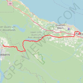 Parks paths trail, distance, elevation, map, profile, GPS track