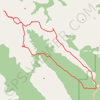 Vision Quest - Epiphany Peak - Bright Star Peak trail, distance, elevation, map, profile, GPS track