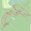 Bluff Trail and Canyon Trail Loop in Matthiessen State Park trail, distance, elevation, map, profile, GPS track