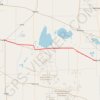 Lanigan - Foam Lake trail, distance, elevation, map, profile, GPS track