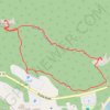 Bald Mountain and Artist's Bluff Trail Loop in Franconia Notch State Park trail, distance, elevation, map, profile, GPS track