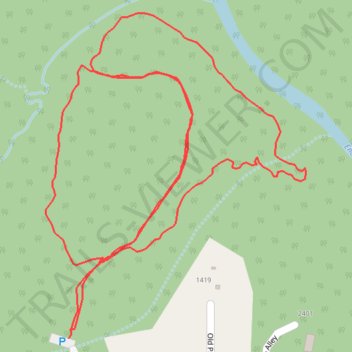 Trails in Panther Branch Natural Area trail, distance, elevation, map, profile, GPS track