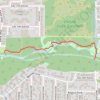 Chester Creek trail, distance, elevation, map, profile, GPS track