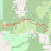 Ganondagan State Historic Site: trail west from main building to Fort Hill trail, distance, elevation, map, profile, GPS track
