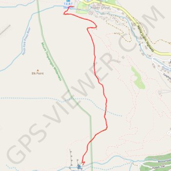 Stewart Falls trail, distance, elevation, map, profile, GPS track