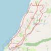 Llanrhystud Llanddeiniol loop walk trail, distance, elevation, map, profile, GPS track