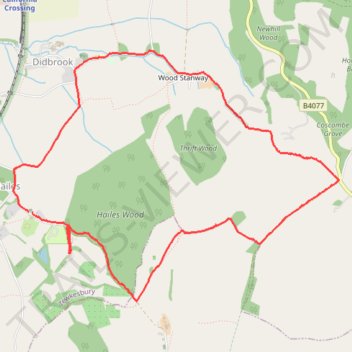 Hayles Loop Walk trail, distance, elevation, map, profile, GPS track