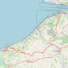 Cabourg Honfleur trail, distance, elevation, map, profile, GPS track