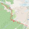 Pacific Crest National Scenic Trail (PCT) #2000 trail, distance, elevation, map, profile, GPS track