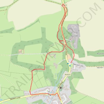 Permissive paths, Shorwell trail, distance, elevation, map, profile, GPS track