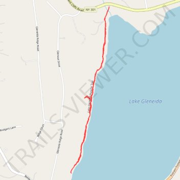 Lake Gleneida Walking Trail trail, distance, elevation, map, profile, GPS track