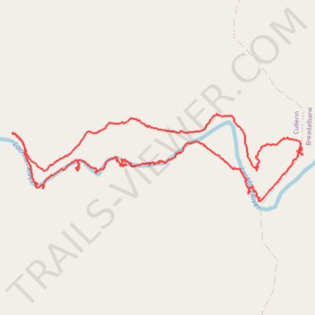 Walk trail, distance, elevation, map, profile, GPS track