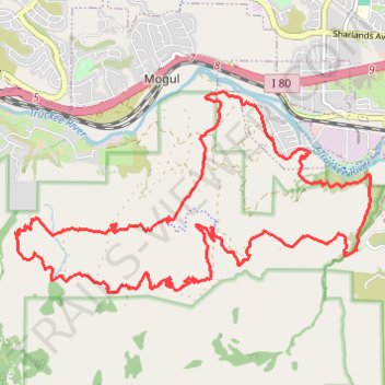 Hunter Footill Road Loop in Humboldt-Toiyabe National Forest trail, distance, elevation, map, profile, GPS track