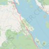 Fanny Bay - Campbell River trail, distance, elevation, map, profile, GPS track