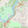 Theo Fulton Park, Hunters Ridge Park and Fine Park loop along Grand River trail, distance, elevation, map, profile, GPS track