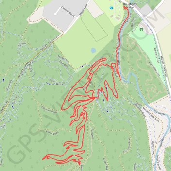 Mountain Bike Ride in Porepunkah Plantation trail, distance, elevation, map, profile, GPS track