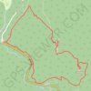 Wolf Rock and Chimney Rock Loop in Catoctin Mountain Park trail, distance, elevation, map, profile, GPS track