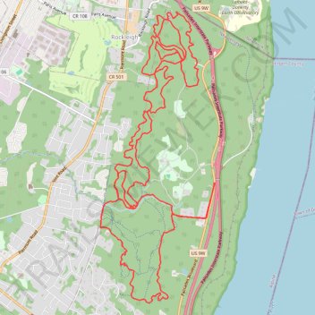 Alpine & Rockleigh E-Biking trail, distance, elevation, map, profile, GPS track