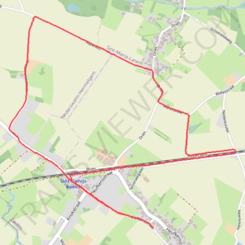 Evening Run trail, distance, elevation, map, profile, GPS track