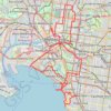 Saint Kilda - Melbourne trail, distance, elevation, map, profile, GPS track