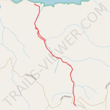 Lobo Canyon Trail trail, distance, elevation, map, profile, GPS track
