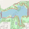 Standing Bear Lake Loop Trail in Omaha trail, distance, elevation, map, profile, GPS track