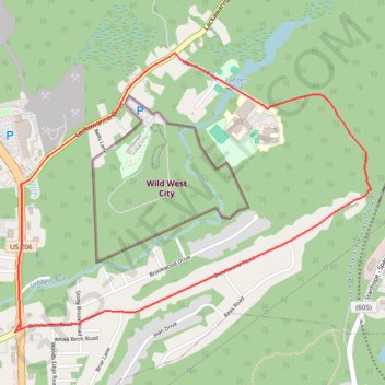 Mansfield Bike Path trail, distance, elevation, map, profile, GPS track