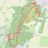 Kinver Edge Loop Walk trail, distance, elevation, map, profile, GPS track